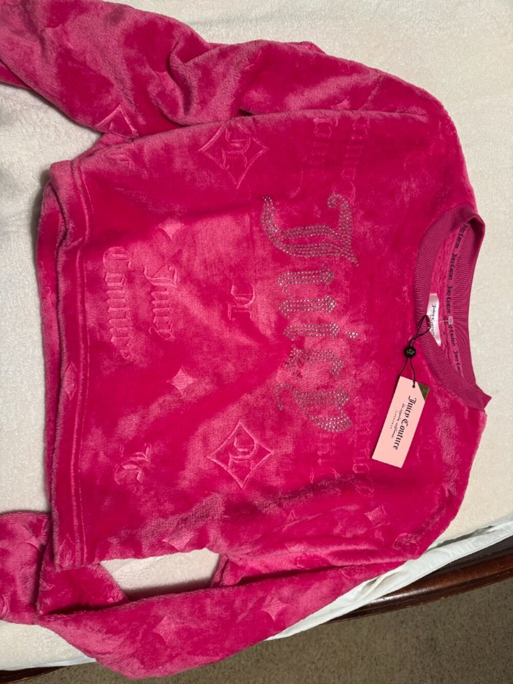 JUICY -  HOT PINK - SWEATSHIRT - NEW WITH TAGS!!!
